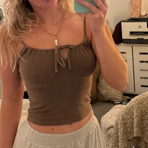 Brandy Melville Brown Tank